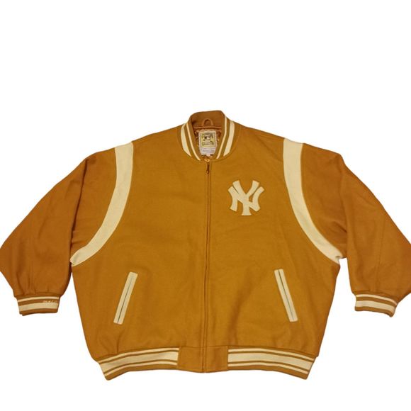 Mitchell & Ness Other - Mitchell & Ness Vintage 2006 Wool NY Yankees Quilted Jacket Men's Size 5…